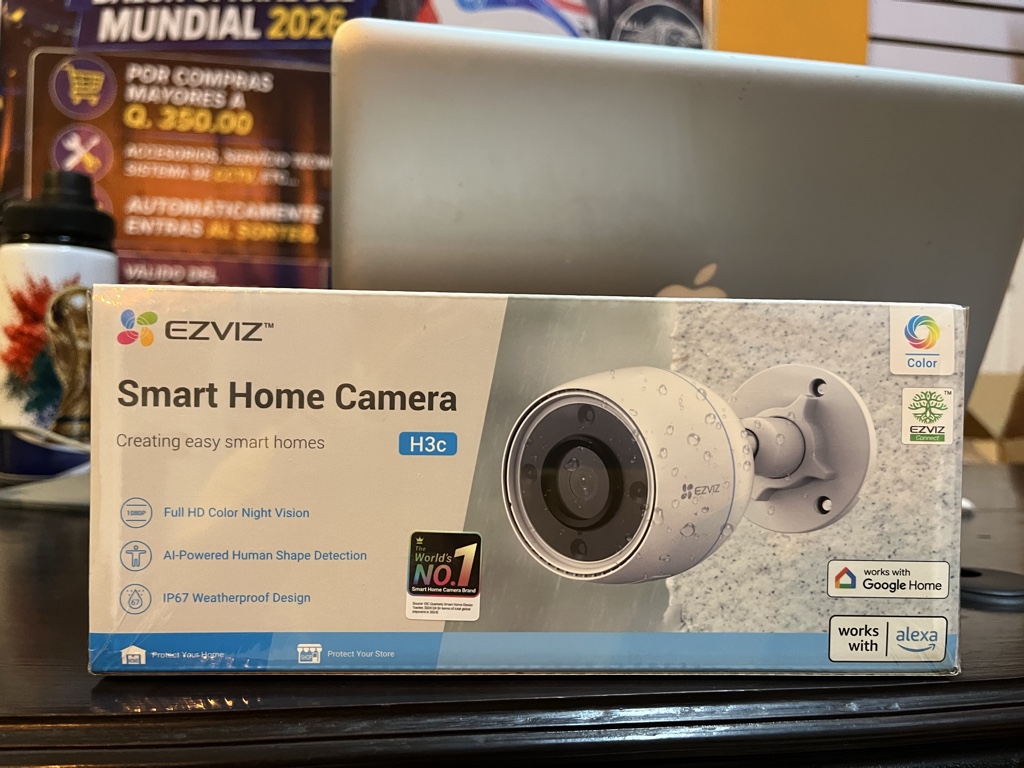EZVIZ H3c wifi bullet COLOR 2MP camara blanca