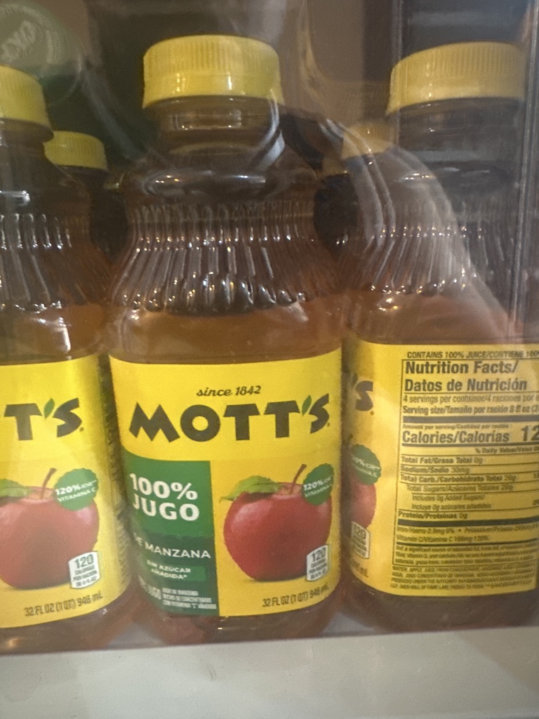 JUGO MOTTS MANZANA (32OZ)
