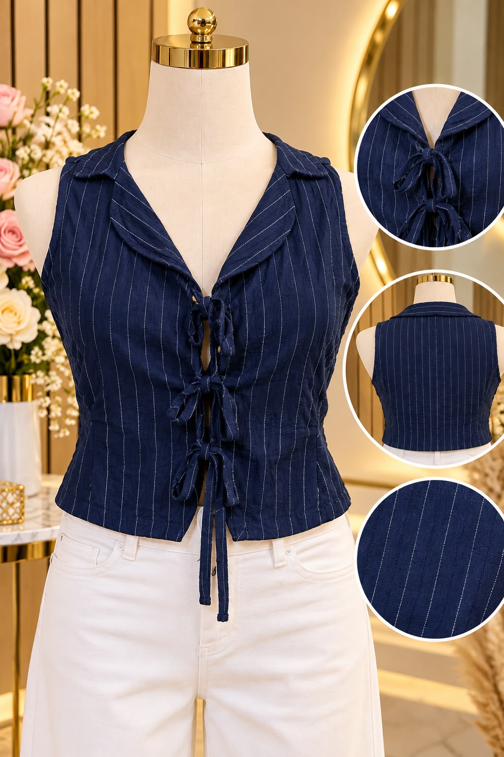 BLUSA CASUAL A RAYAS