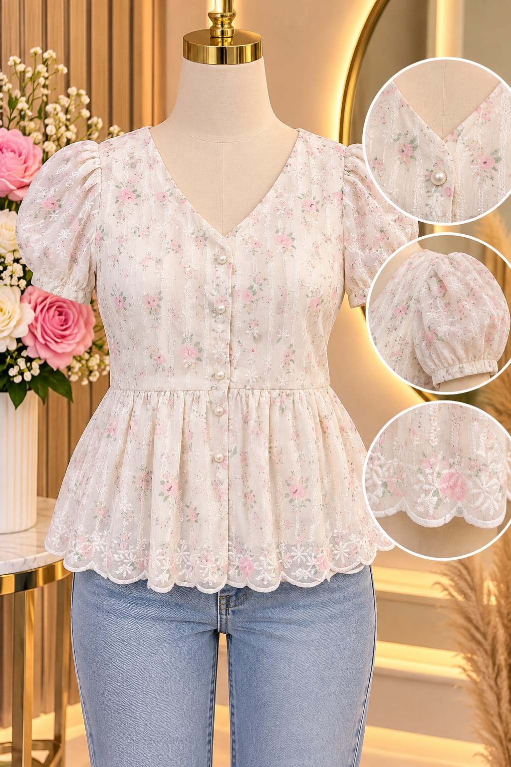 BLUSA FLORAL COQUETTE