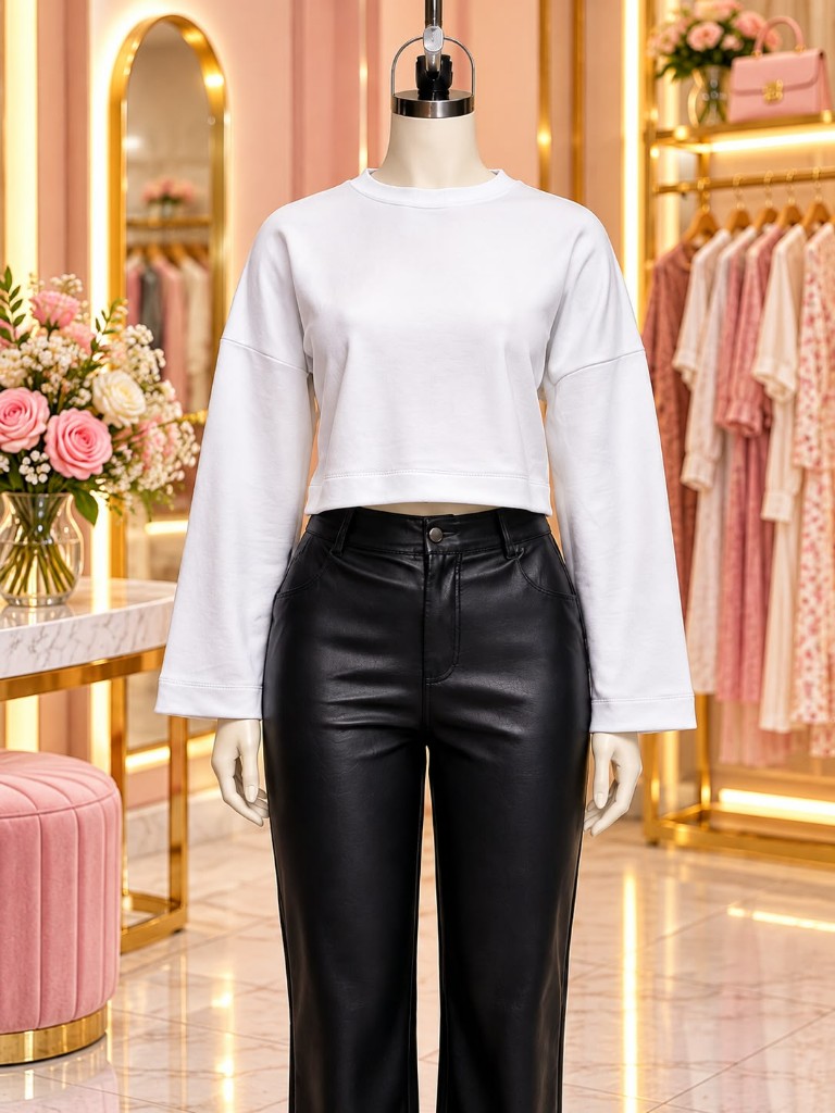 CHOMPA CROP PERLA