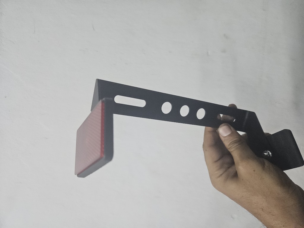 PORTA PLACA DE KLR NEGRO