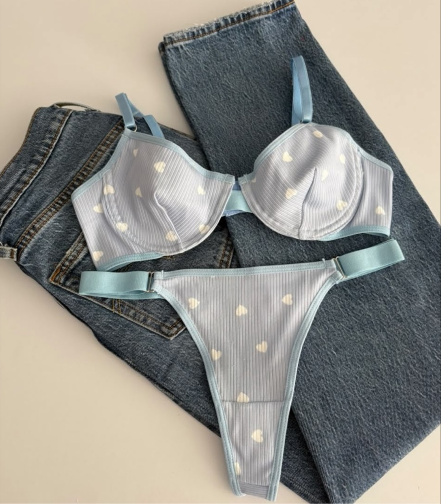Set de lenceria  corazones