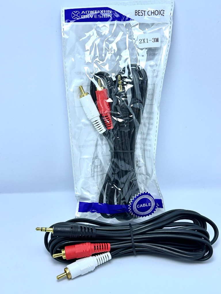 AoweiXun cable RCA 2x1 3m