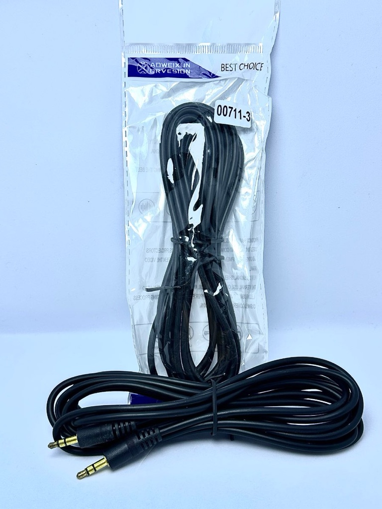 Auwetxin cable audio negro 3metros