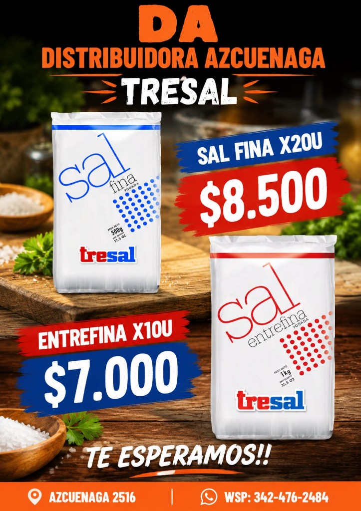 Tresal sal fina 500g