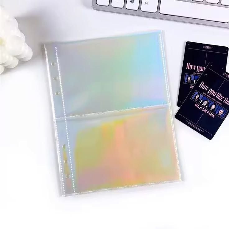 HOJAS REPUESTO BINDER ( 2 ESPACIO) POSTAL HOLOGRAFICA