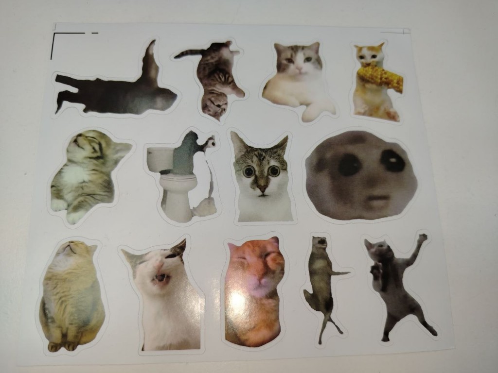 STICKER GATOS RANDOM