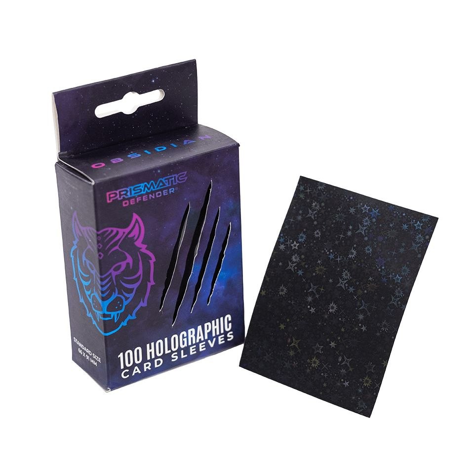SLEEVE HOLOGRAFICO NEGRO 50 UND