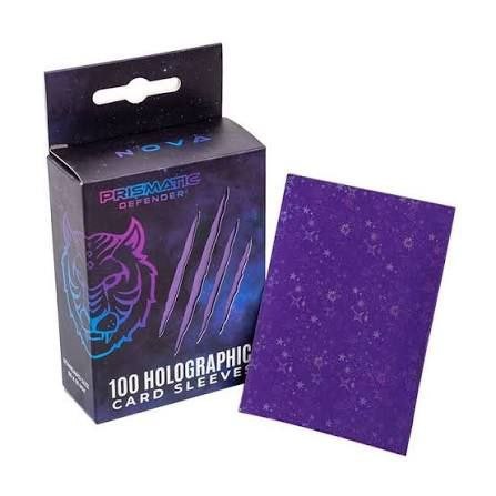SLEEVE HOLOGRAFICO MORADO 50 UND