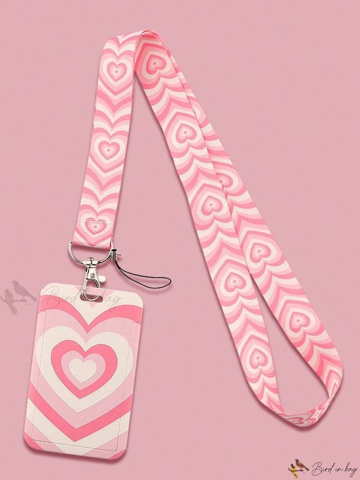 LANYARD CORAZON ROSA