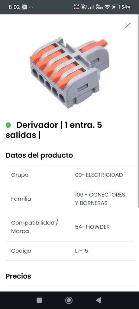 Howder derivador gris 1 a 5