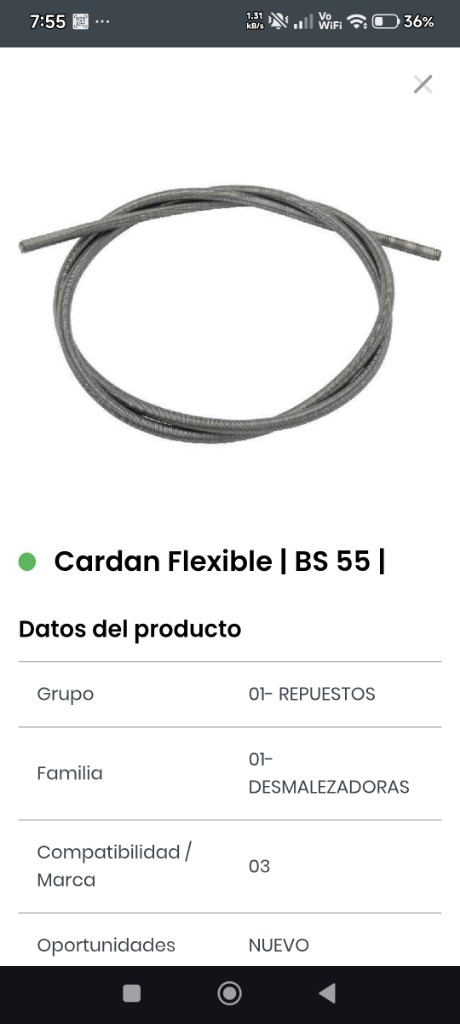 Cardan Flexible BS 55