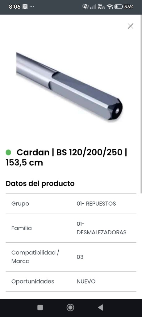 Cardan BS 120/200/250