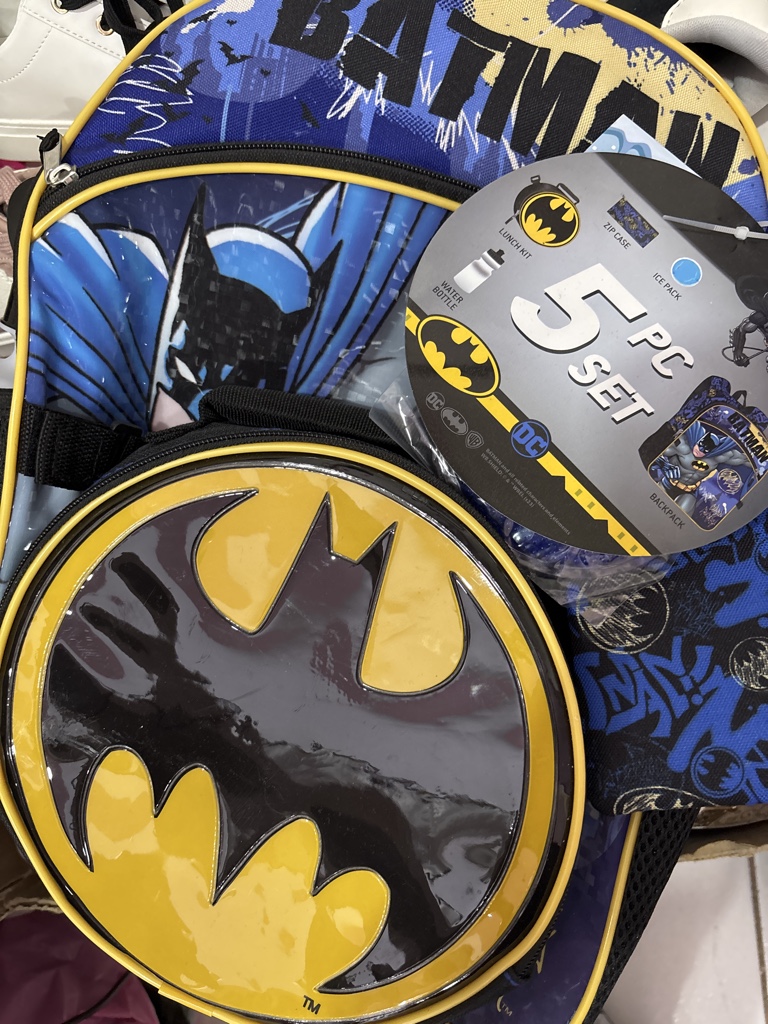 Mochila batman set de 5 piezas