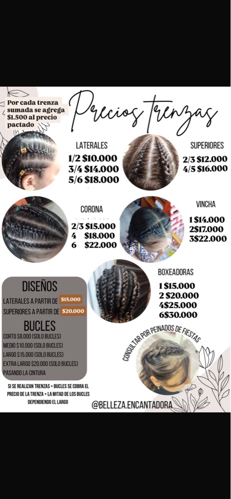 Precio trenzas