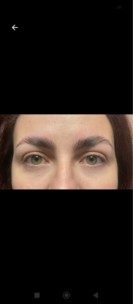 Laminado de cejas natural