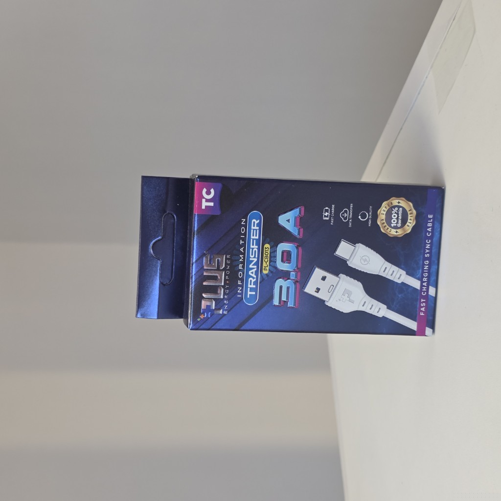 Cable 3.0A USB a Tipo C Plus