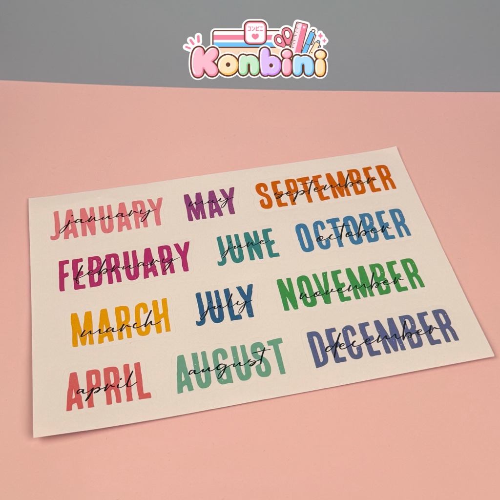Stickers Meses