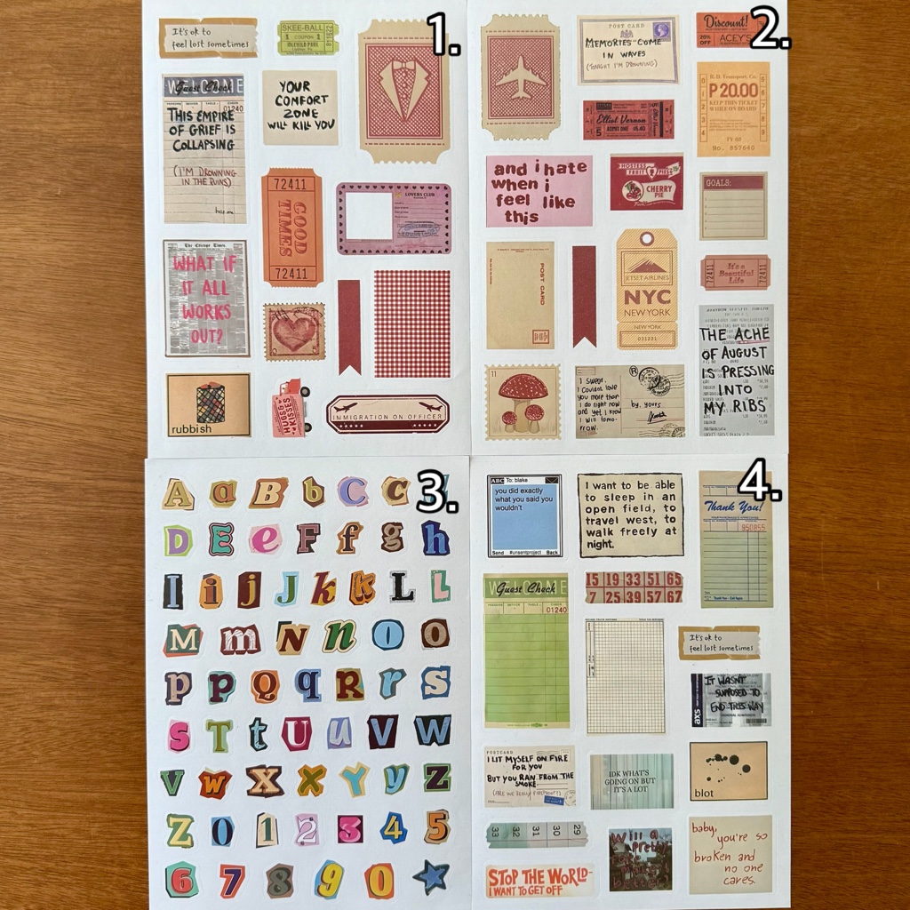 Planilla de stickers 8