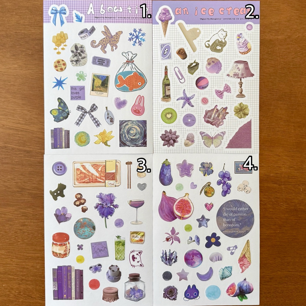 Planilla de stickers
