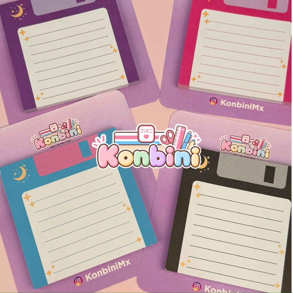 Notas adhesivas de diskette