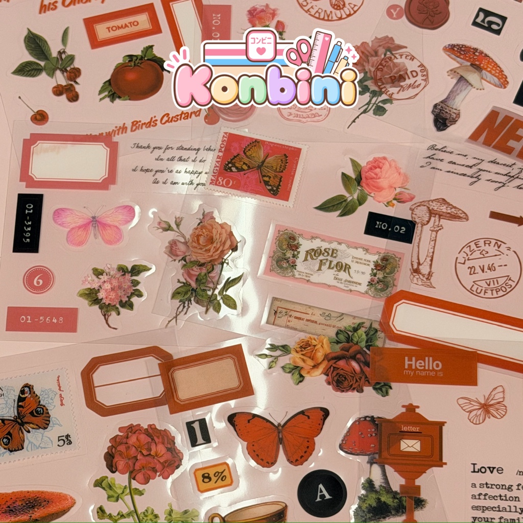 5 Planillas de stickers surtidos