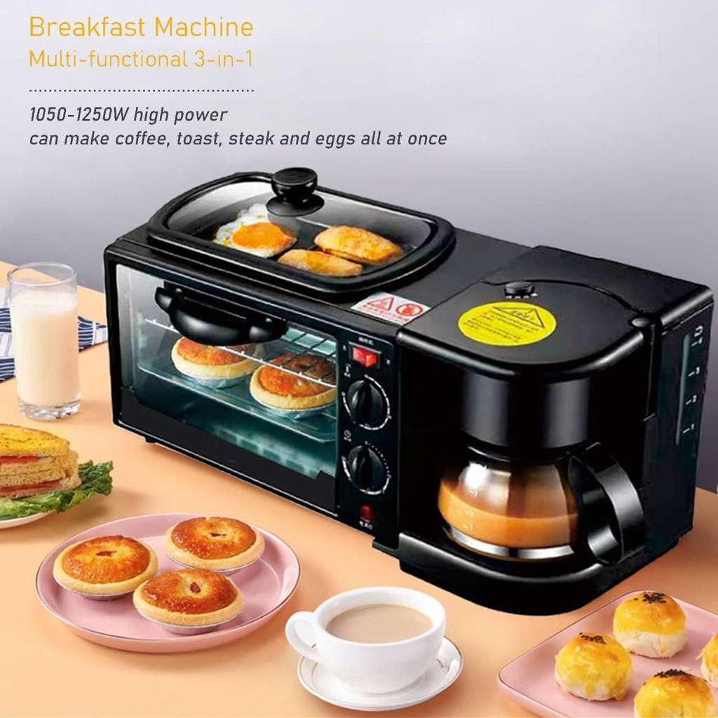 Breakfast Machine 3 en 1 negra