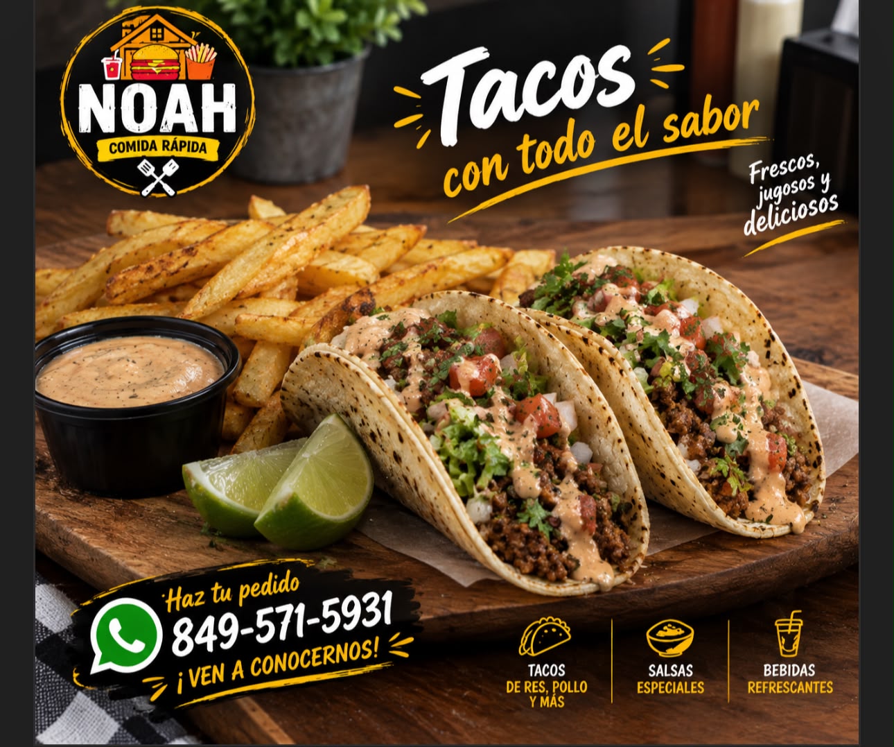 Tacos de res