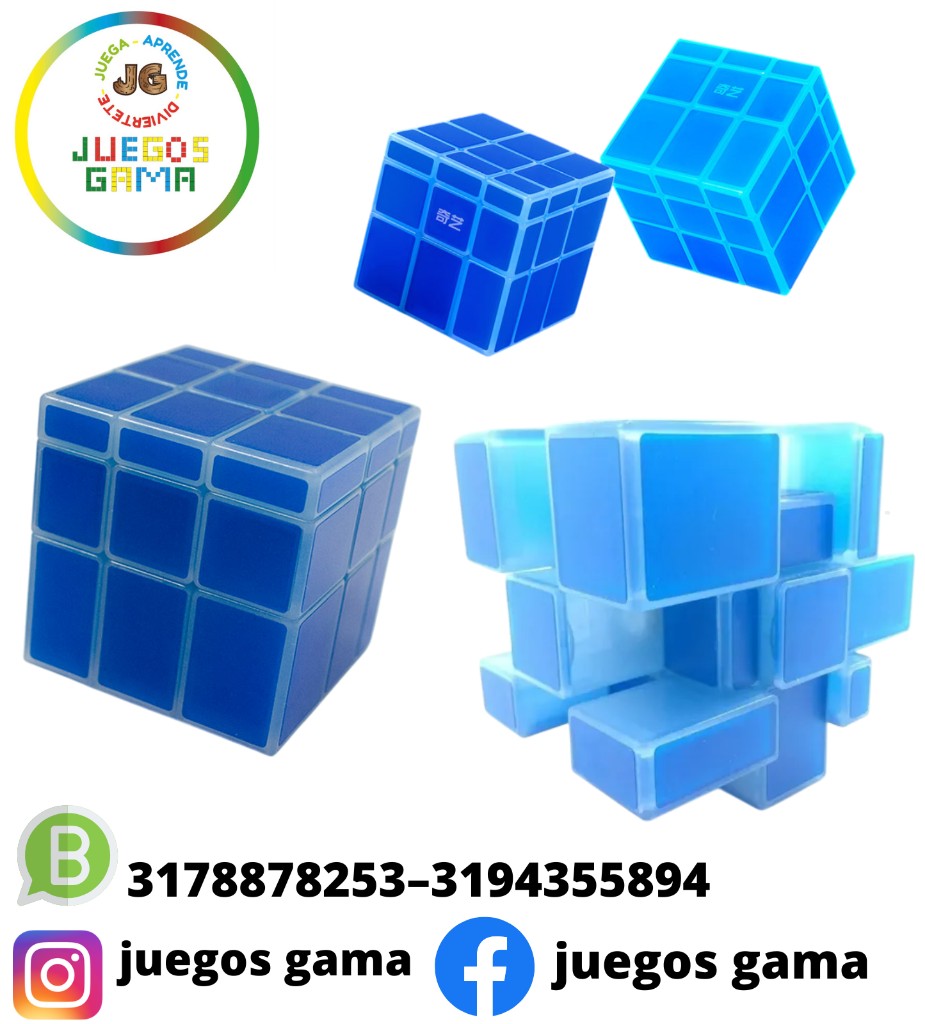 Cubo mirror traslúcido