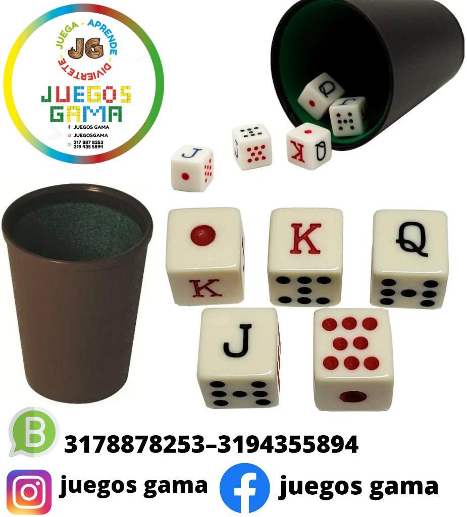 Cubilete poker dados