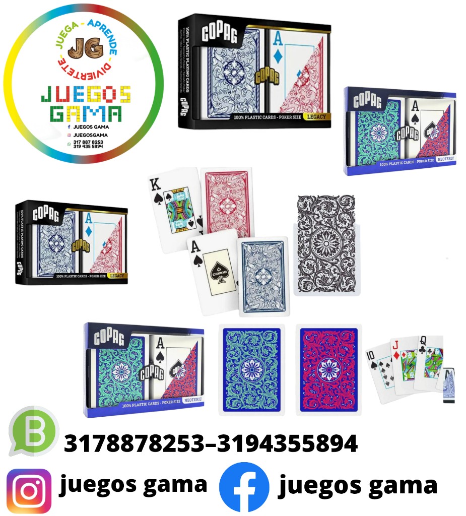 Cartas poker copag doble