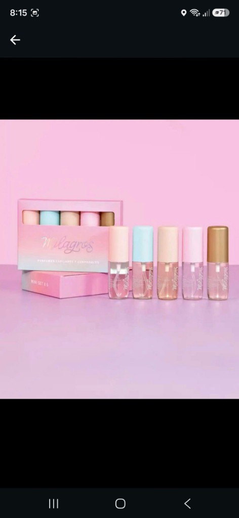 Kit miniperfumes milagros