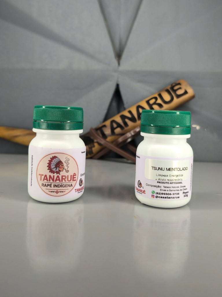 Rapé Tanaruê Tsunu Mentolado 10g