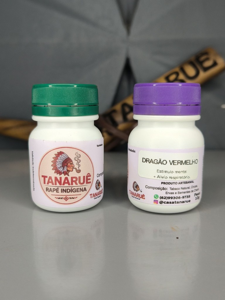 Rapé Tanaruê Dragão Vermelho 10g