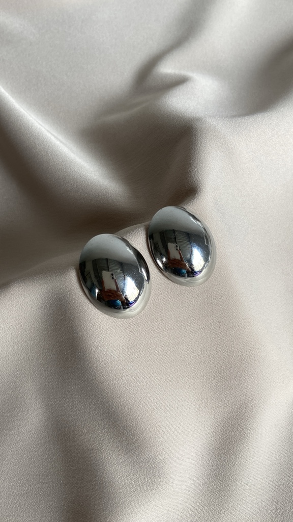 Arete Circular plateado