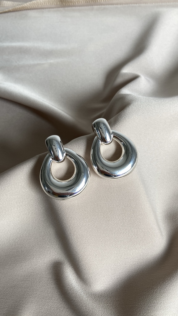 Arete Babi Plateado