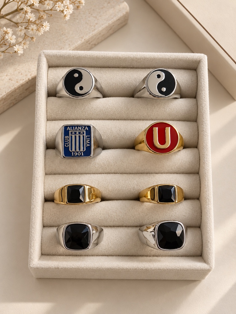 Anillos en Acero Inoxidable para Varón