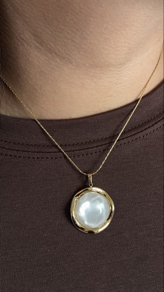 Collar cuarzo blanco