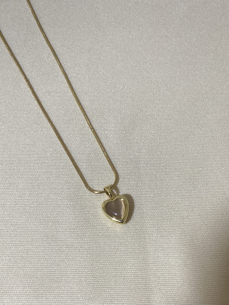 Collar Corazon Ojo de gato