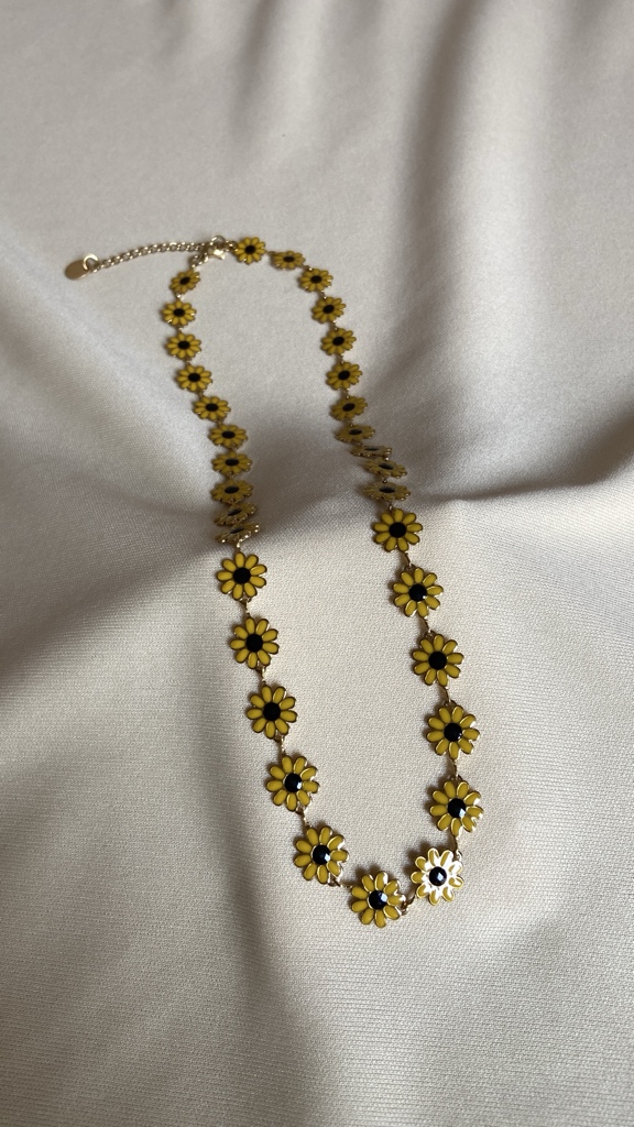 Collar Margarita amarillo
