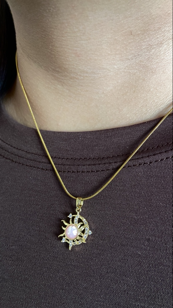 Collar Alva Rosa