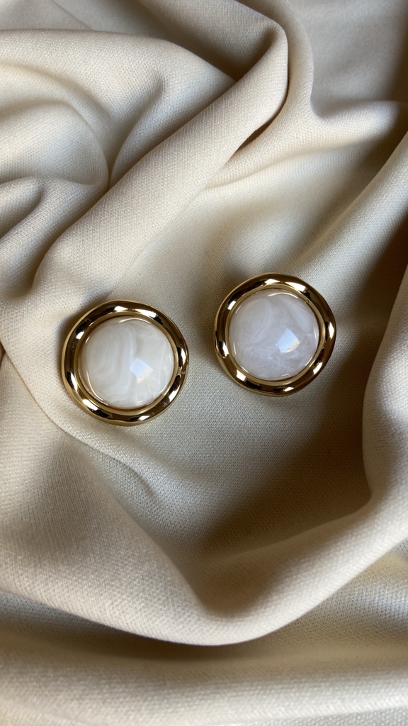Arete circular Perla