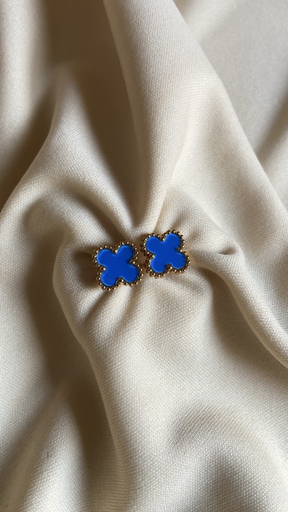 Mini top Trebol Azul