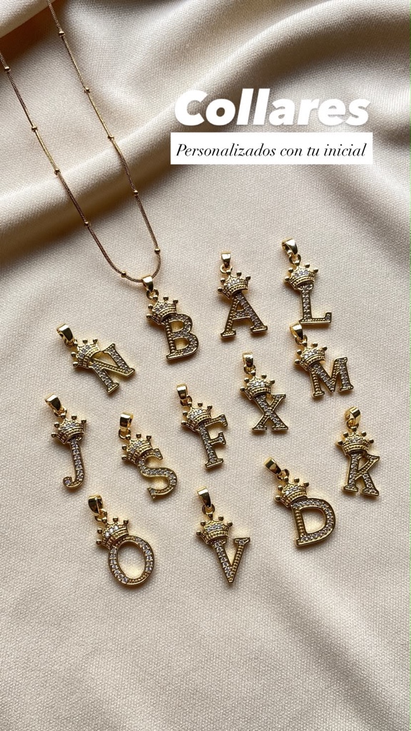 Collar con Inicial Reina