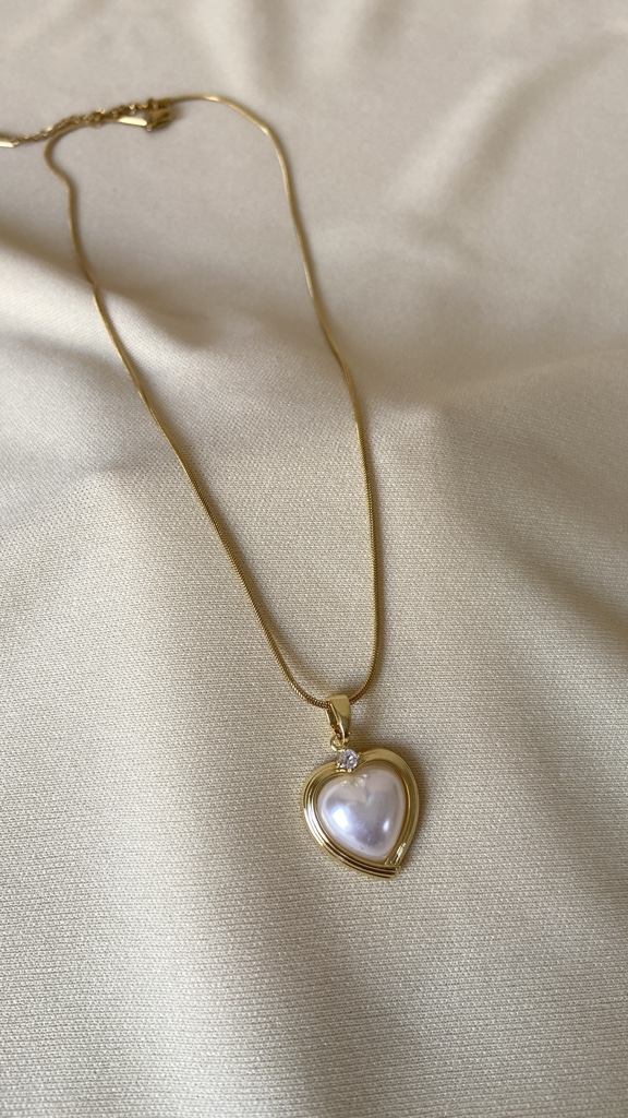 Collar Love Dorado