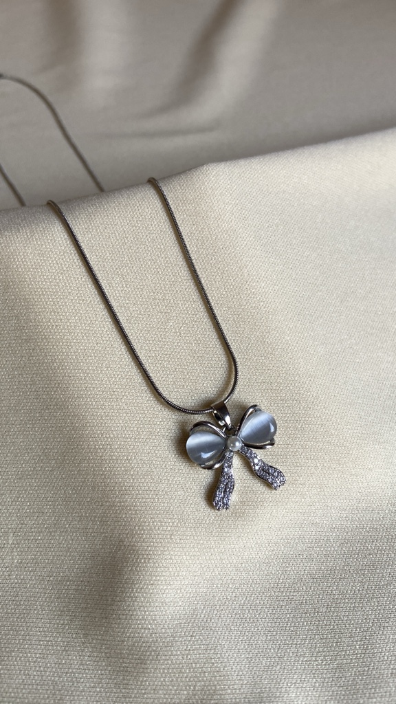Collar Lazo plateado