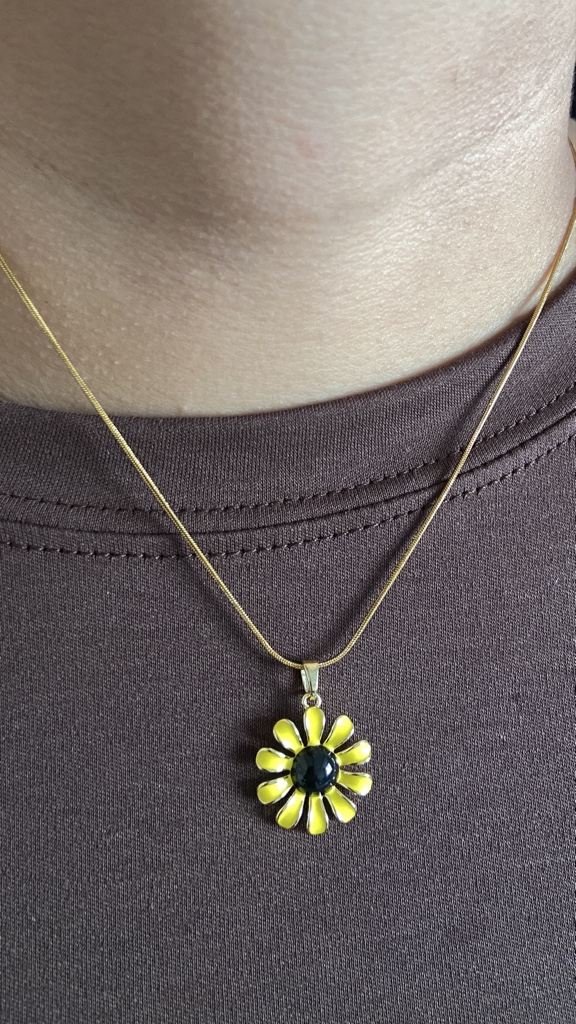 Collar Girasol Amarillo