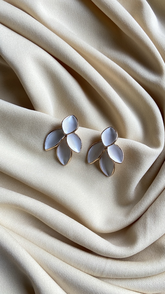 3 Hojas dorada con blanca