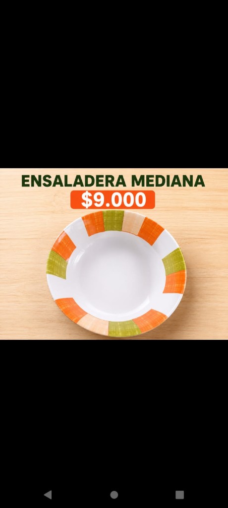 Ensaladera mediana